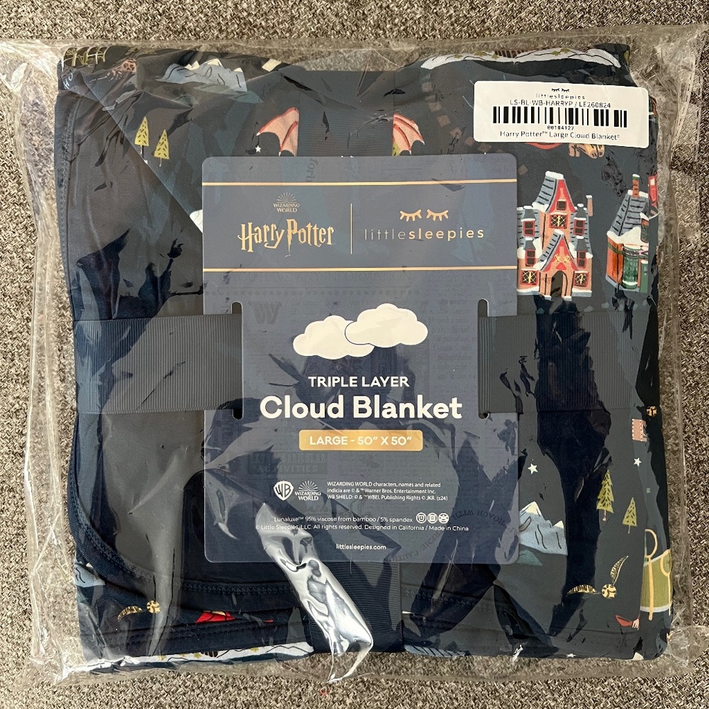 Little Sleepies Harry Potter Cloud Blanket